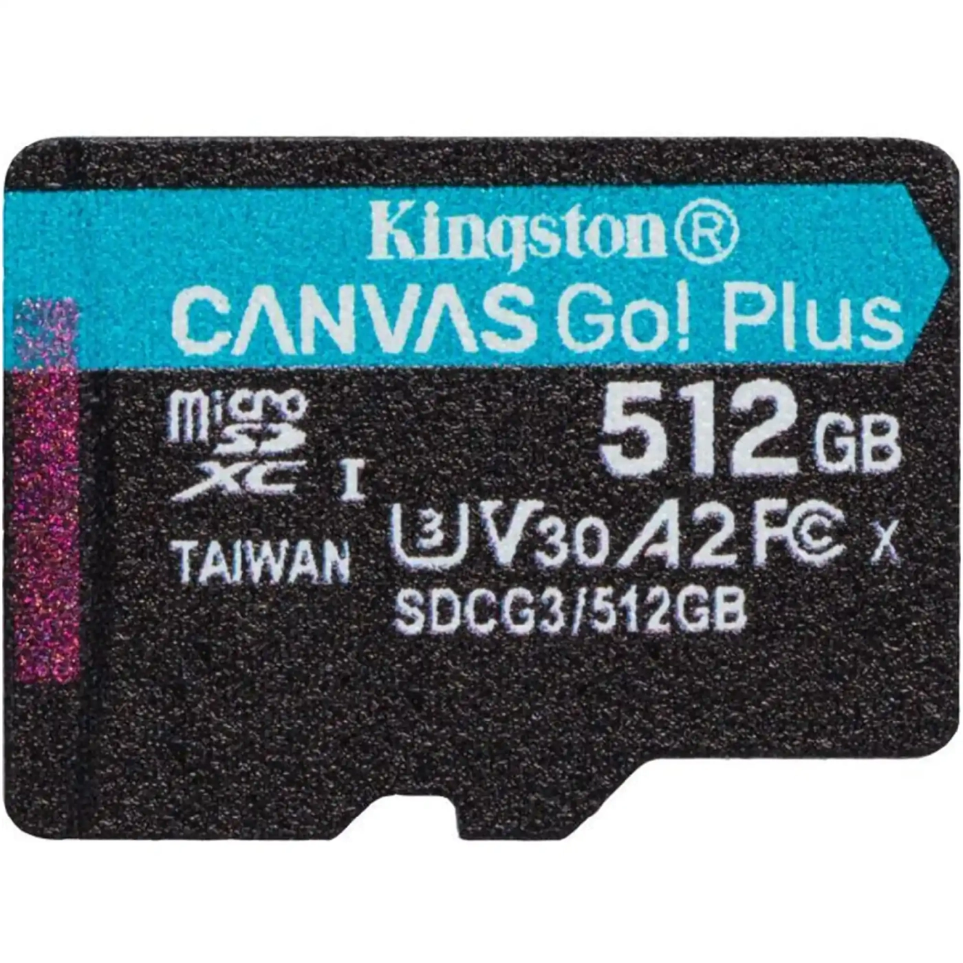 Купить Карта памяти Kingston 512GB microSDXC сlass 10 UHS-I U3 V30 A2 Canvas Go Plus G4 (SDCG4/512GBSP) - фото 1