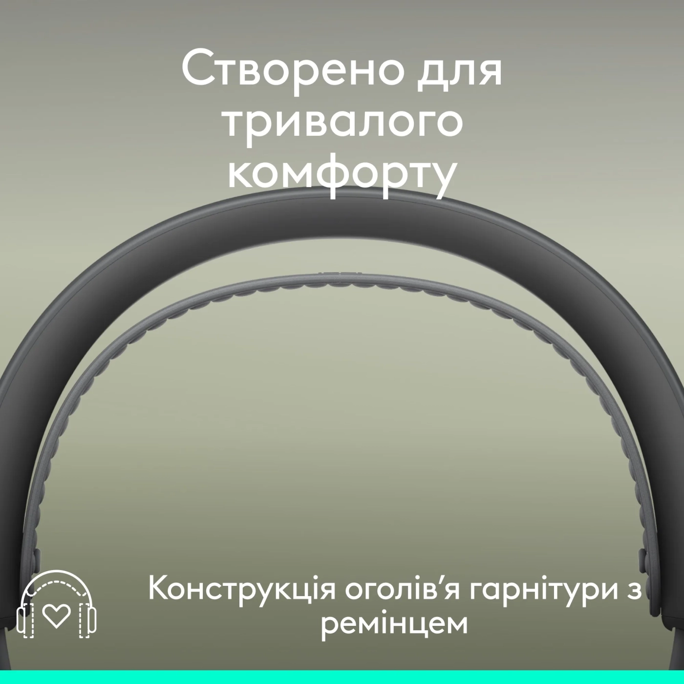 Купити Навушники Logitech Zone Wireless 2 ES for Business Graphite TEAMS version with receiver (981-001493) - фото 13