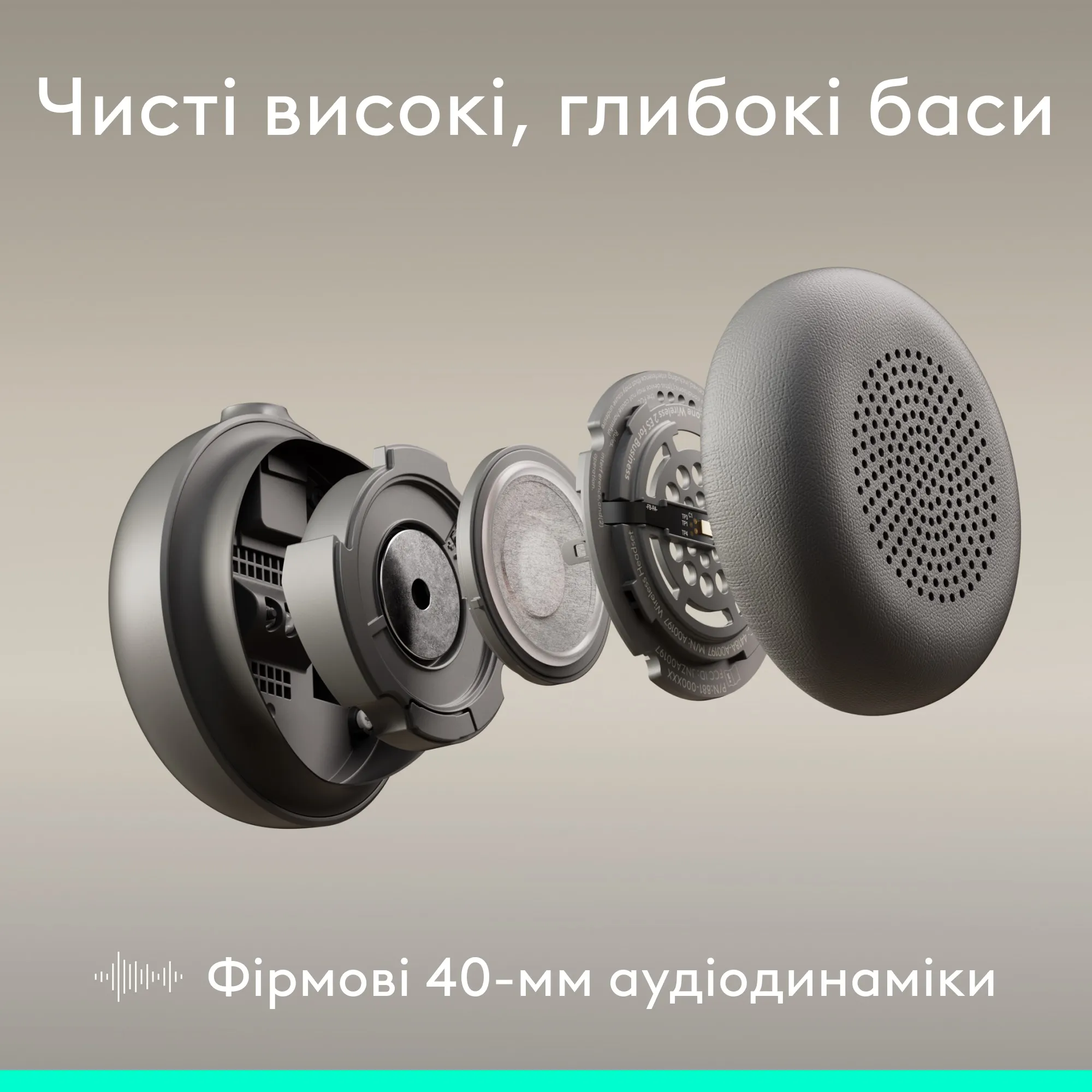 Купити Навушники Logitech Zone Wired 2 for Business USB Graphite TEAMS version (981-001615) - фото 8