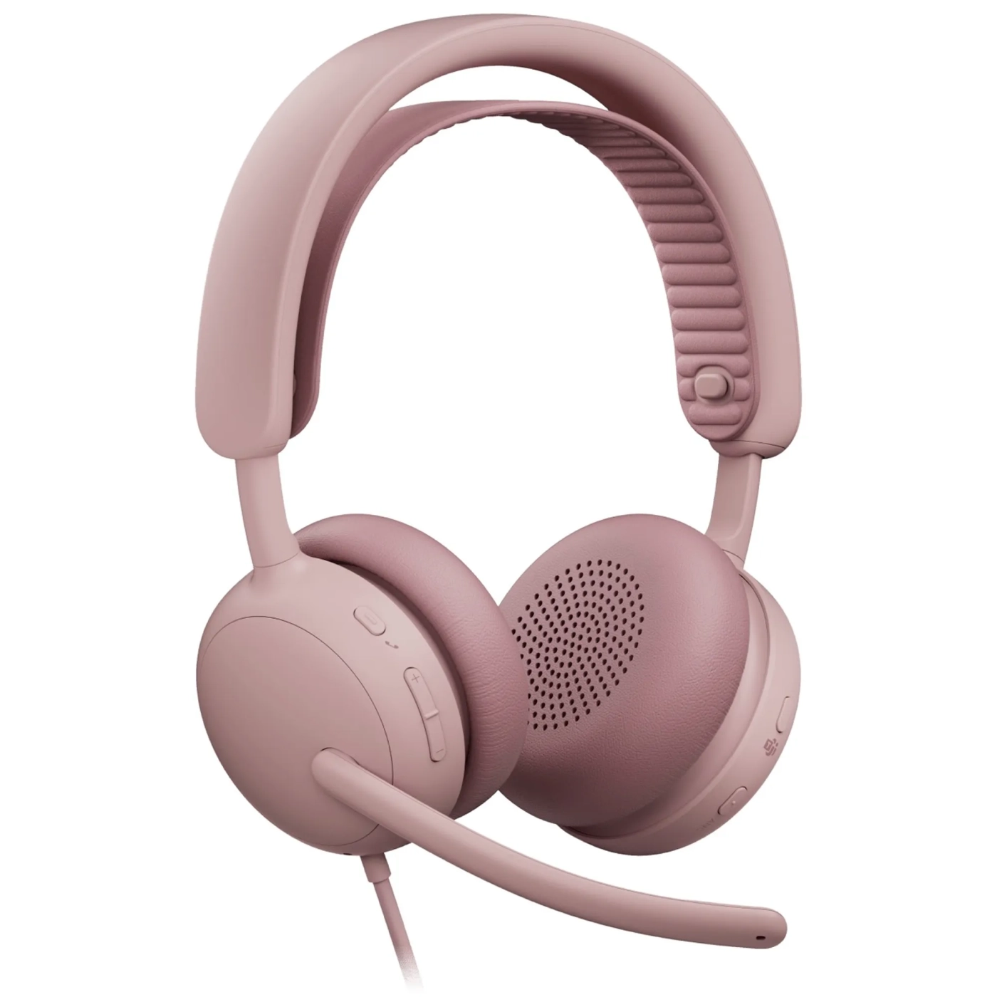 Купити Навушники Logitech Zone Wired 2 for Business USB Rose TEAMS version (981-001616) - фото 2