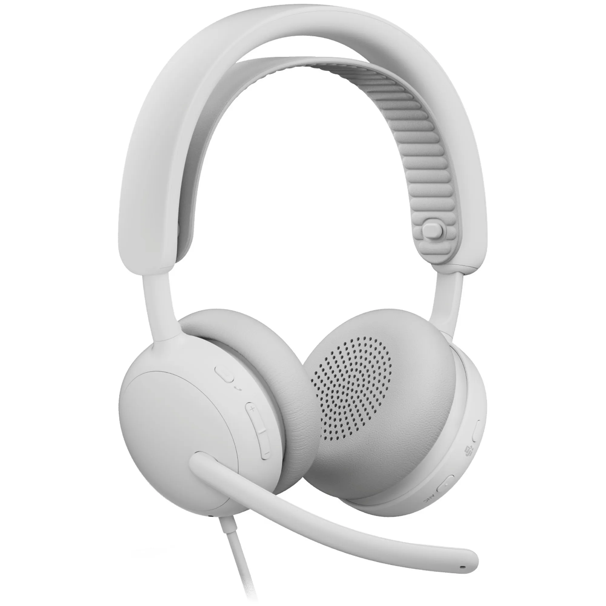 Купити Навушники Logitech Zone Wired 2 for Business USB Off-White TEAMS version (981-001617) - фото 2