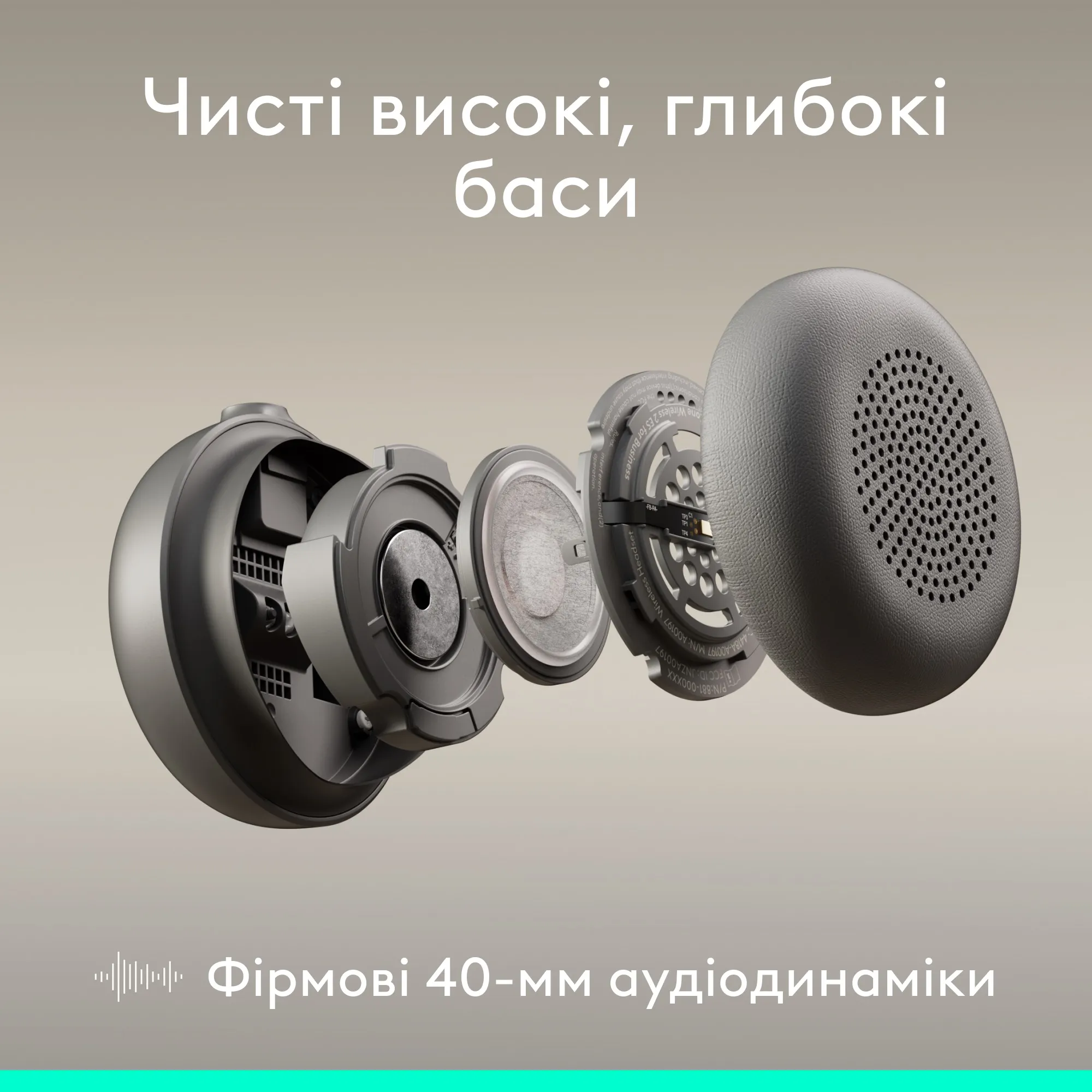 Купити Навушники Logitech Zone Wired 2 for Business USB Graphite UC version (981-001618) - фото 8