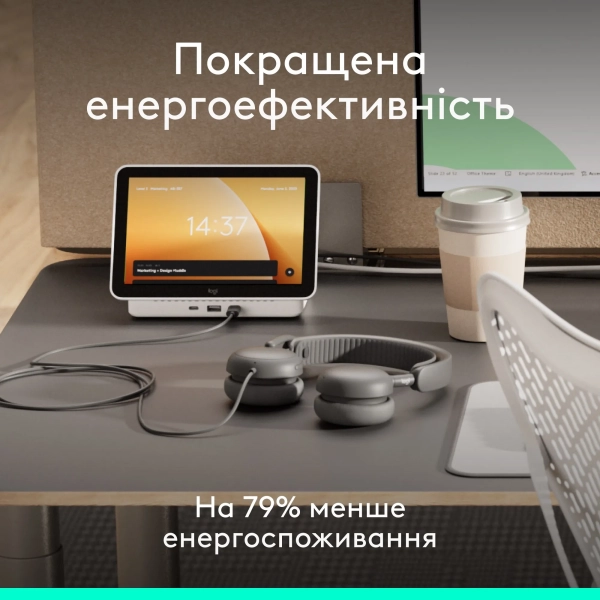 Купити Навушники Logitech Zone Wired 2 for Business USB Graphite UC version (981-001618) - фото 12