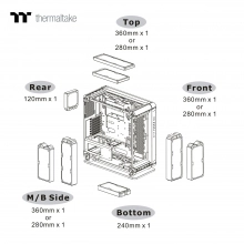 Купить Корпус Thermaltake Core P6 TG Black (CA-1V2-00M1WN-00) - фото 10