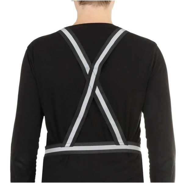 Купити Світловідбиваючий ремінь безпеки Armorstandart AWX-V6000-M Black (ARM58792) - фото 2