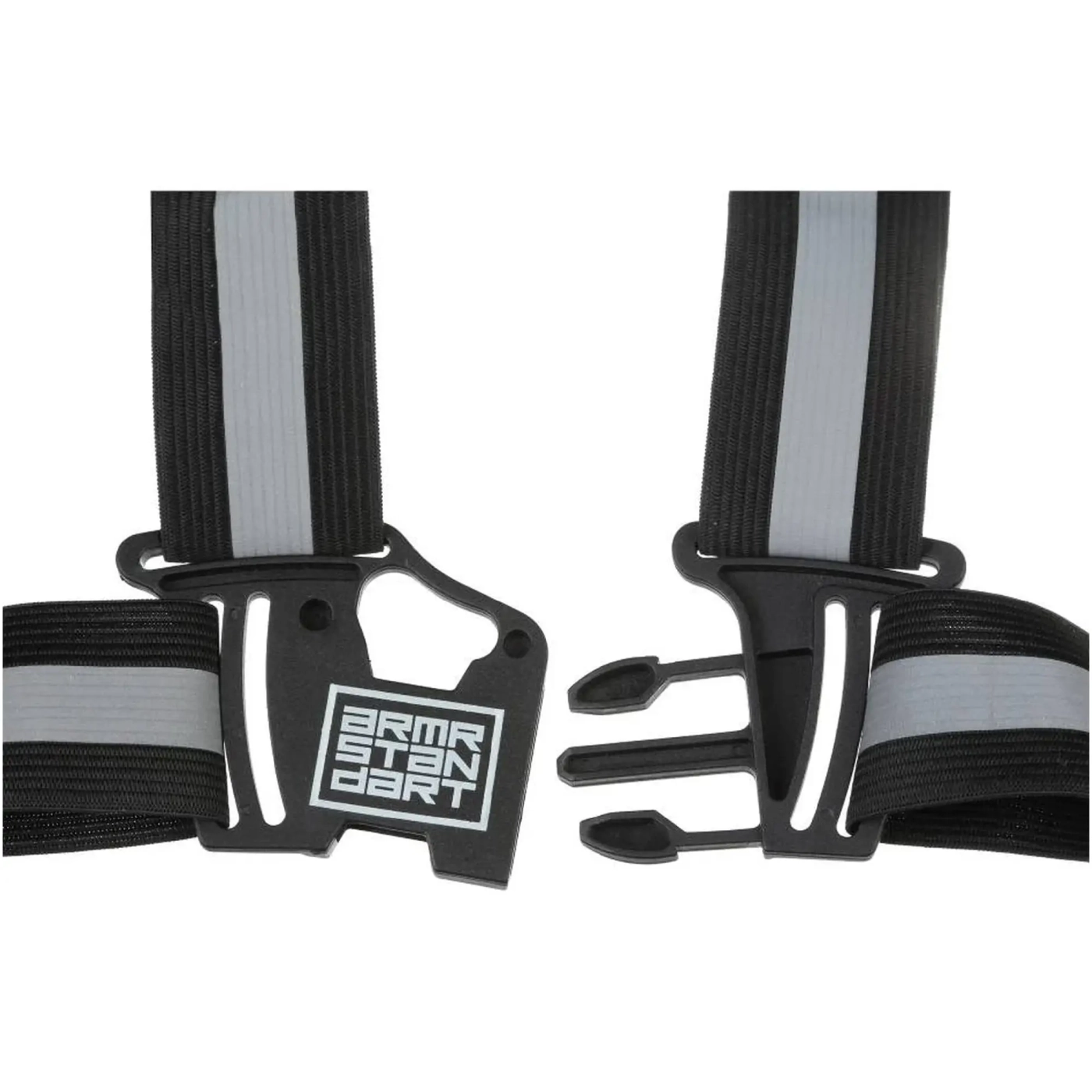 Купити Світловідбиваючий ремінь безпеки Armorstandart AWX-V6000-M Black (ARM58792) - фото 3