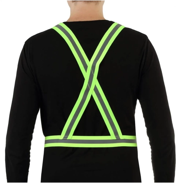 Купити Світловідбиваючий ремінь безпеки Armorstandart AWX-V6000-M Green (ARM58790) - фото 2