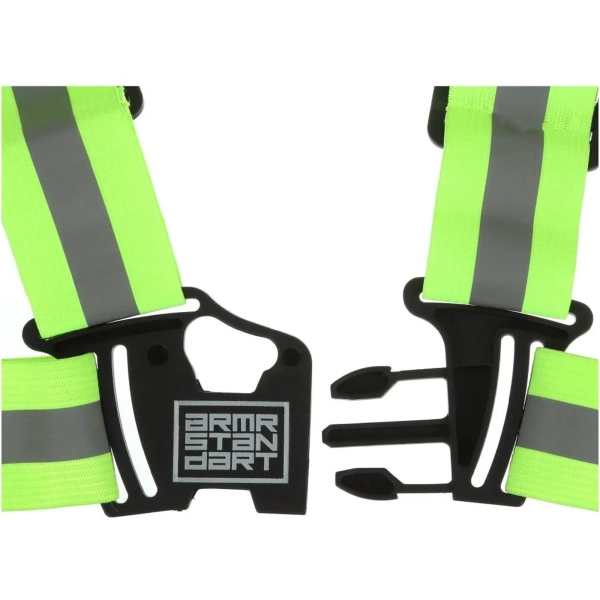 Купити Світловідбиваючий ремінь безпеки Armorstandart AWX-V6000-M Green (ARM58790) - фото 3