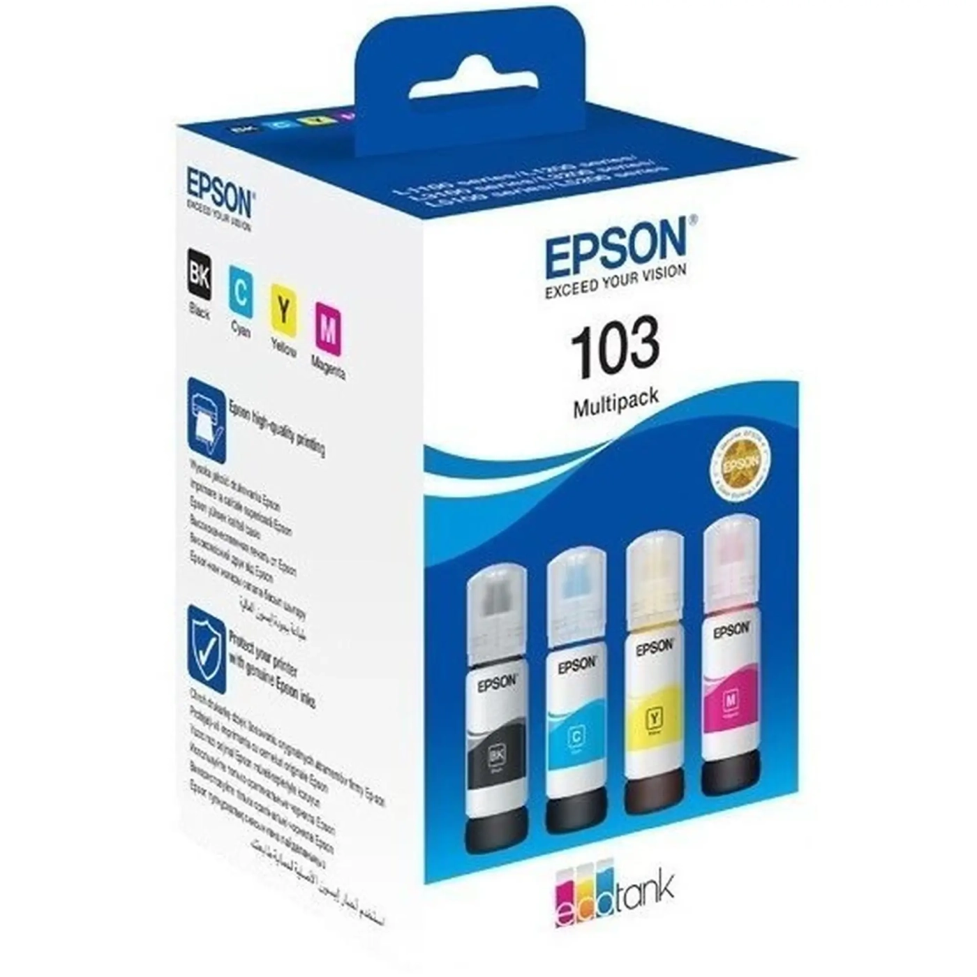 Купить Набор чернил Epson 103 Multipack (C,M,Y,Bk) (C13T00S64A) - фото 2