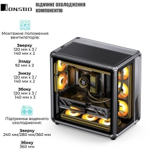 Купити Корпус JONSBO X400 Gray - фото 4