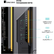 Купити Корпус JONSBO X400 Gray - фото 5