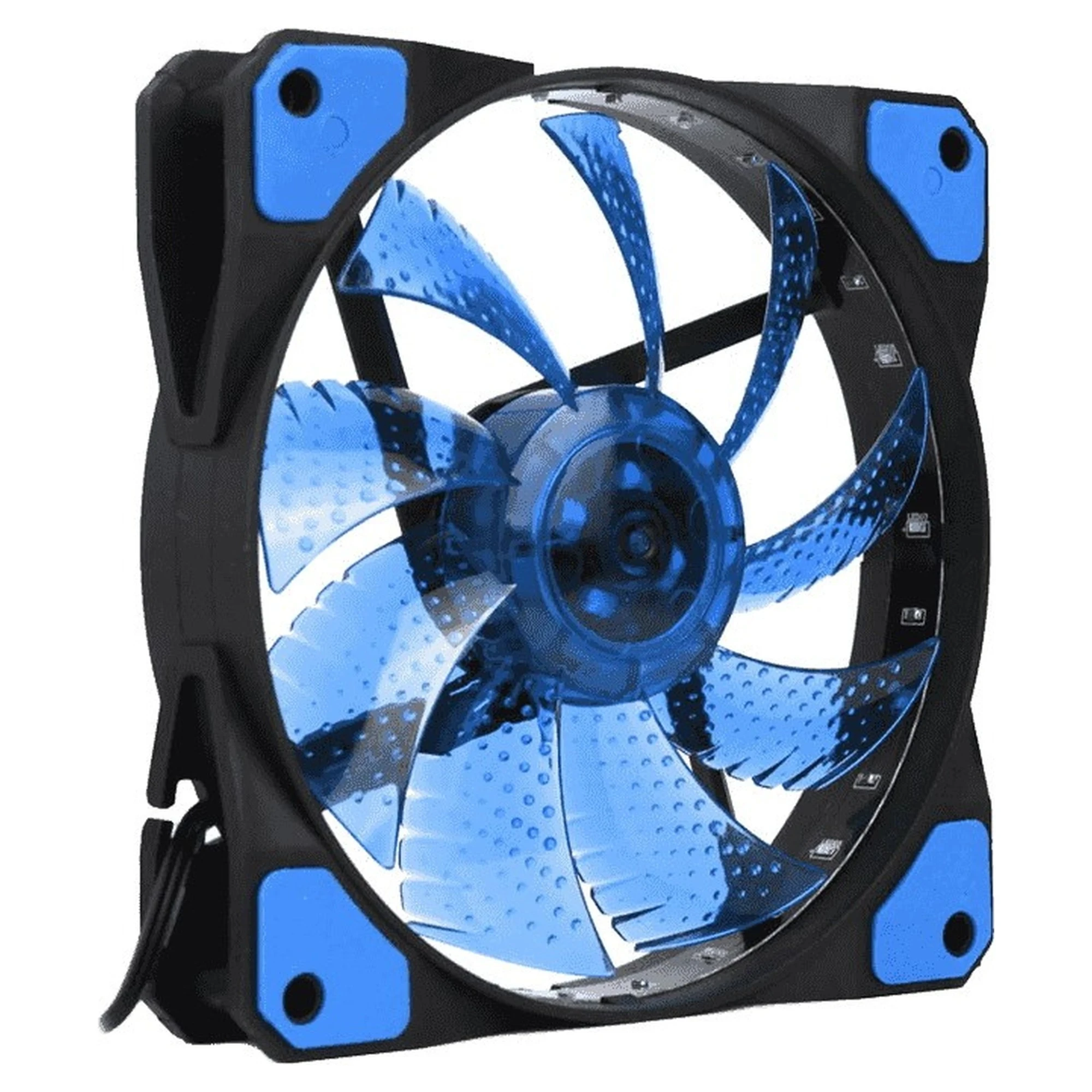 Купить Вентилятор GAMEMAX GMX-AF12B 15 Blue LED 3pin+MOLEX - фото 2