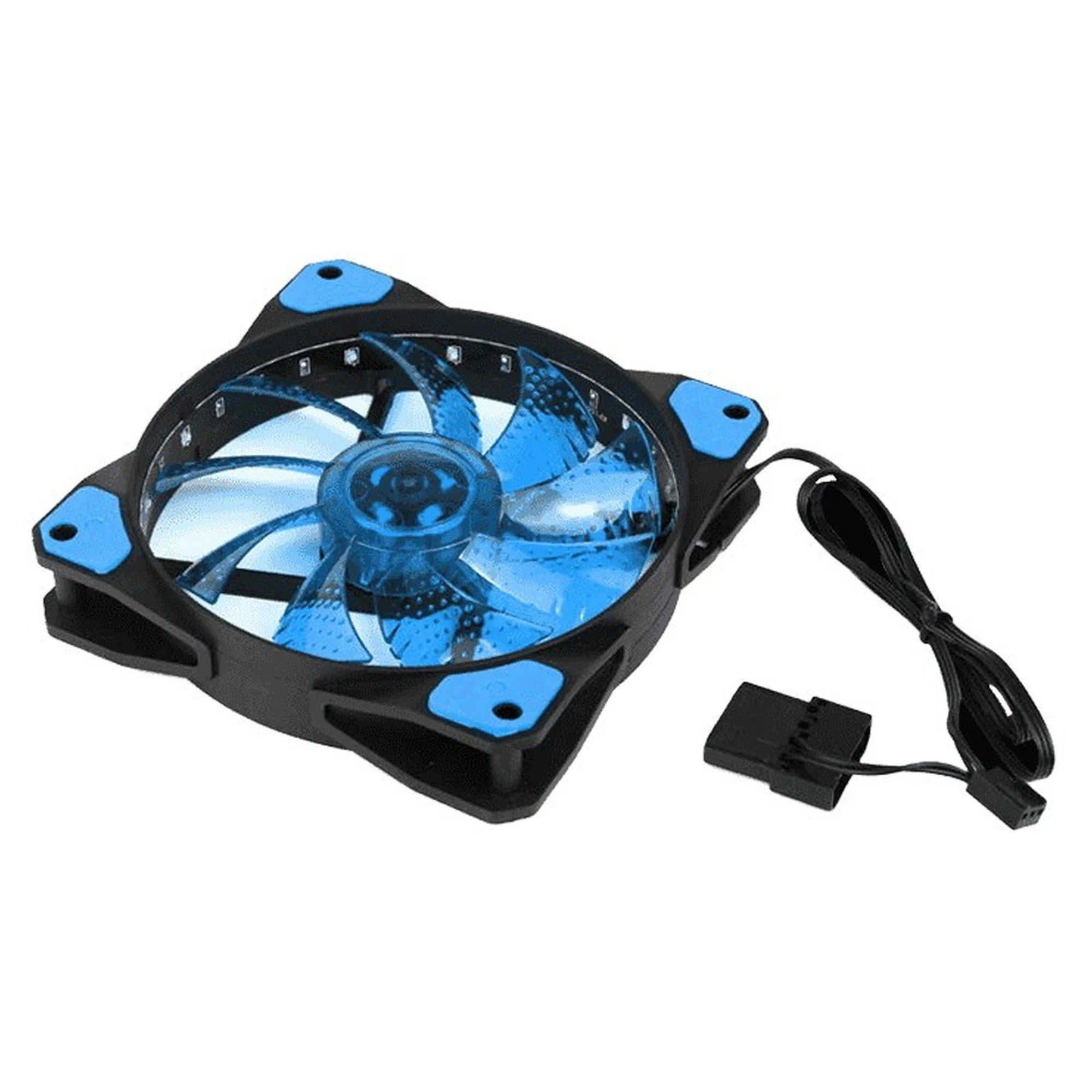 Купить Вентилятор GAMEMAX GMX-AF12B 15 Blue LED 3pin+MOLEX - фото 6