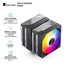 Купить Процессорный кулер Jonsbo CA80 Black - фото 5