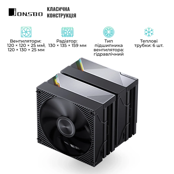 Купить Процессорный кулер Jonsbo CA90 Black - фото 3