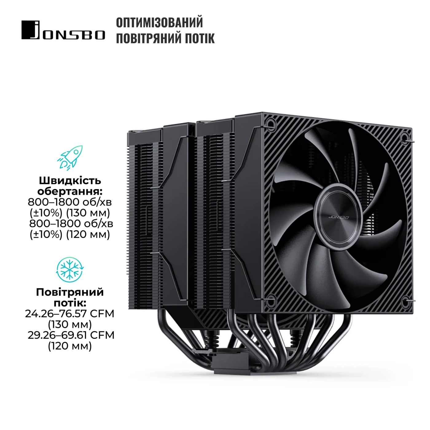 Купить Процессорный кулер Jonsbo CA90 Black - фото 4