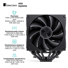 Купить Процессорный кулер Jonsbo CA90 Black - фото 6