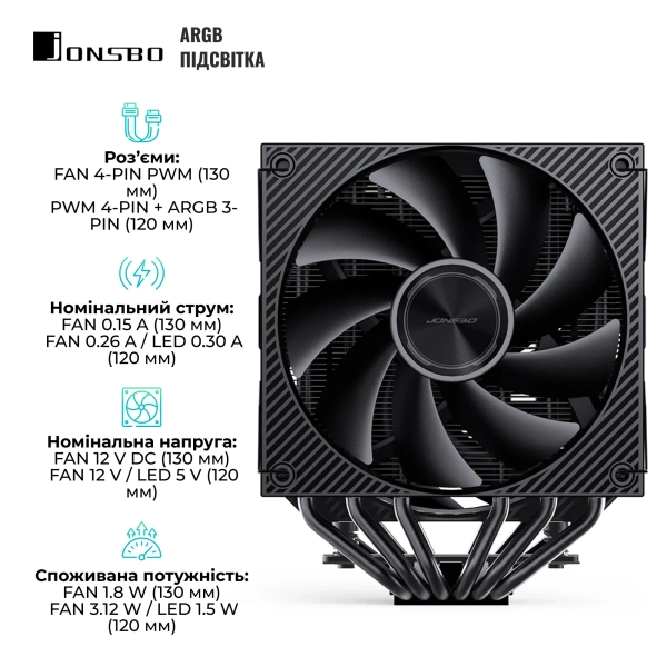 Купить Процессорный кулер Jonsbo CA90 Black - фото 6