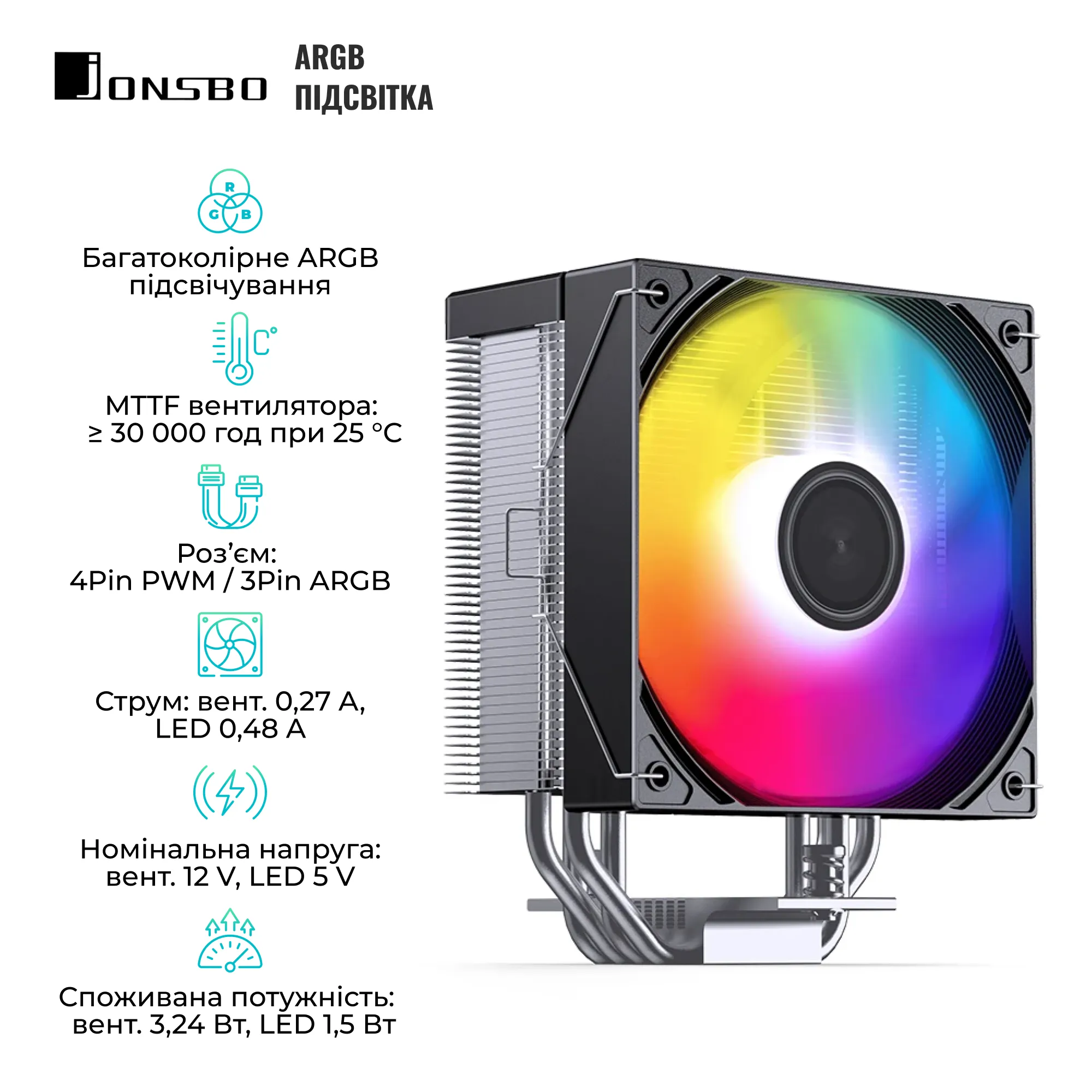 Купить Процессорный кулер Jonsbo CB40 Black - фото 5