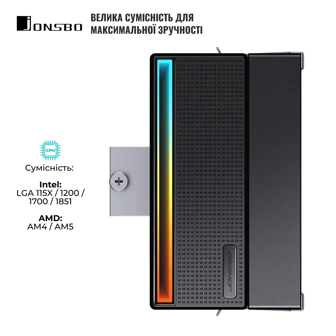 Купить Процессорный кулер Jonsbo CB40 Black - фото 6