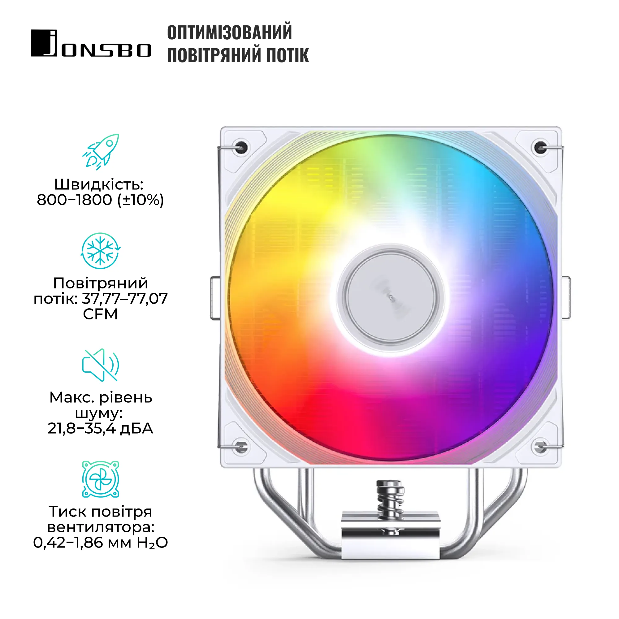 Купить Процессорный кулер Jonsbo CB40 White - фото 4