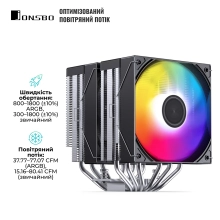 Купить Процессорный кулер Jonsbo CB80 Black - фото 4