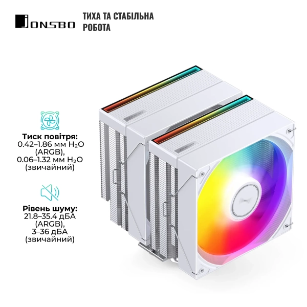 Купить Процессорный кулер Jonsbo CB80 White - фото 5