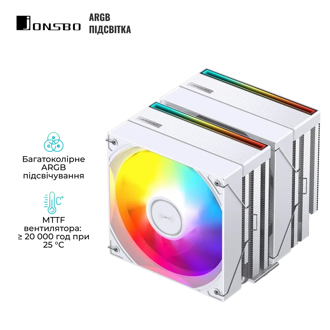 Купить Процессорный кулер Jonsbo CB80 White - фото 6