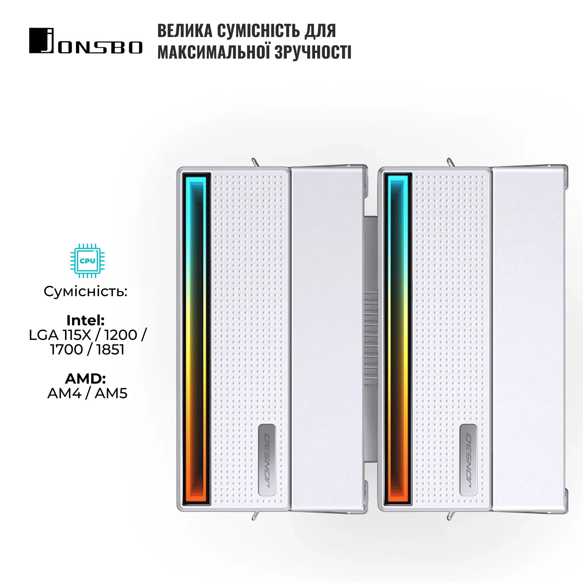 Купить Процессорный кулер Jonsbo CB80 White - фото 8