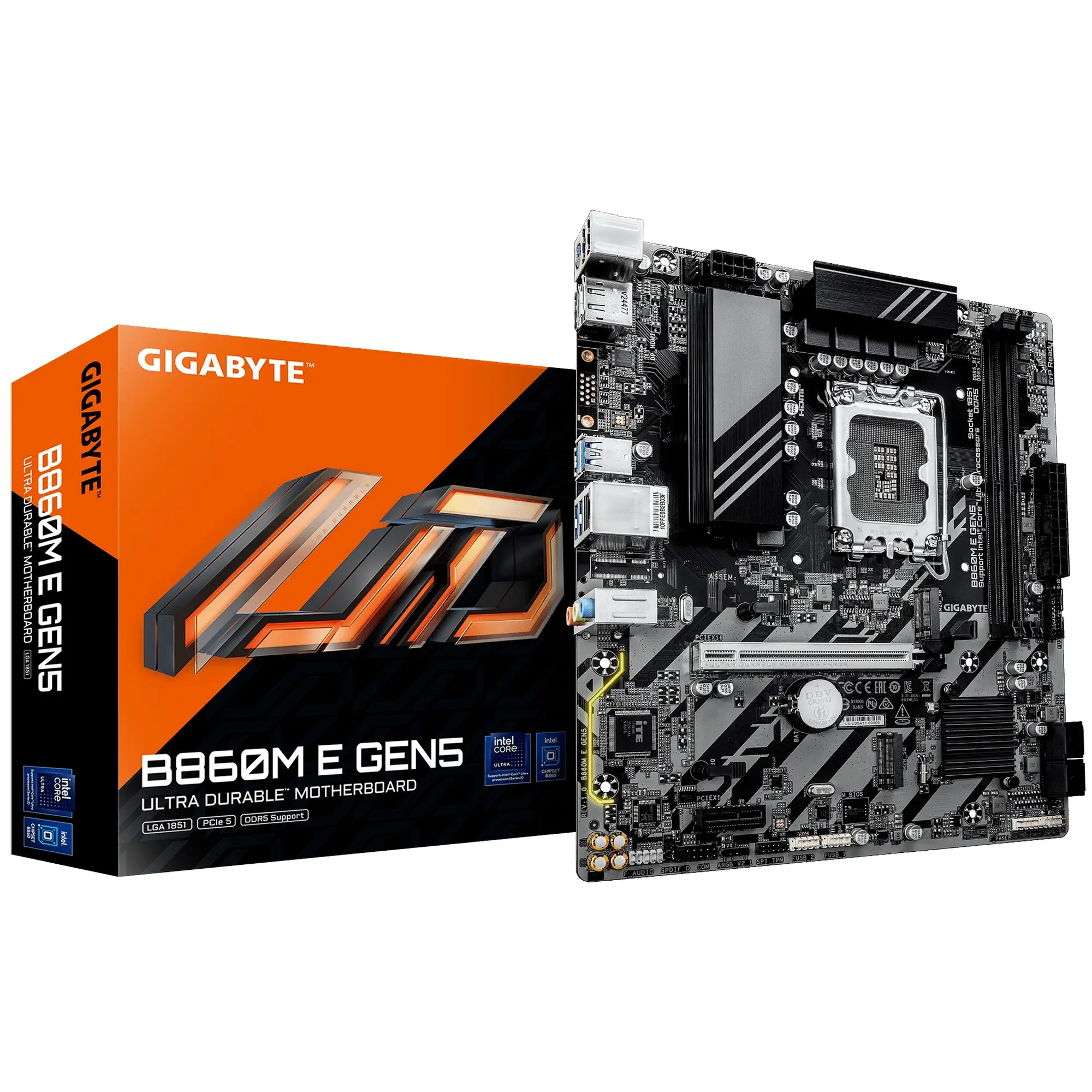 Купити Материнська плата GIGABYTE B860M E GEN5 - фото 1