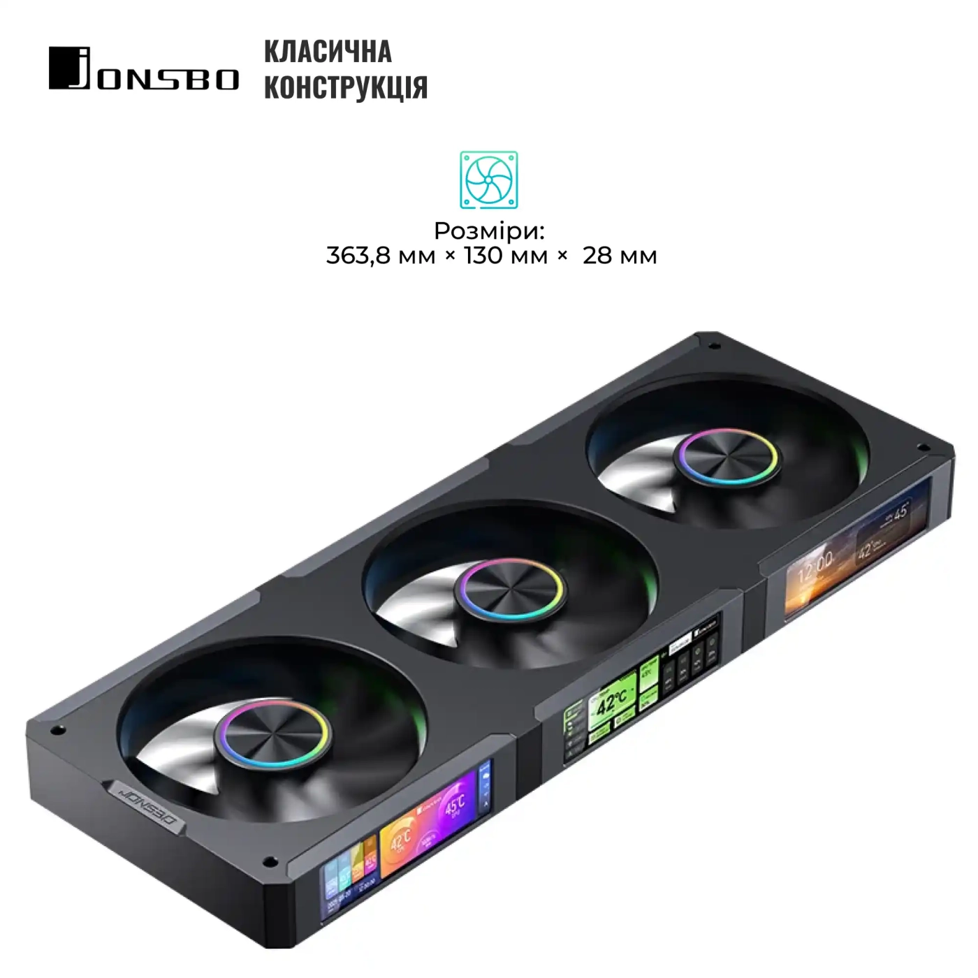 Купить Вентилятор Jonsbo ZC-360B Black - фото 3