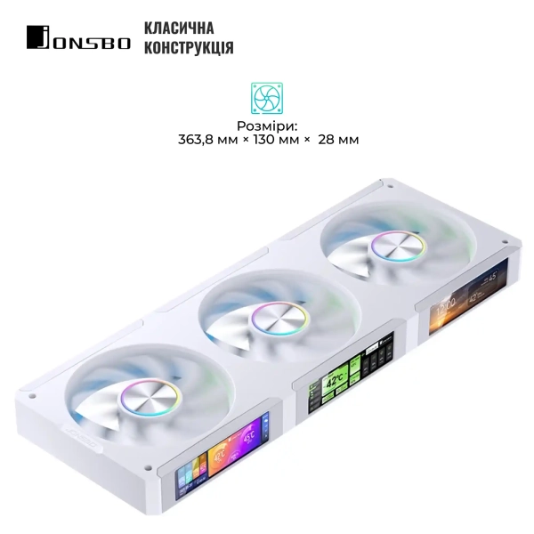 Купить Вентилятор Jonsbo ZC-360W White - фото 3