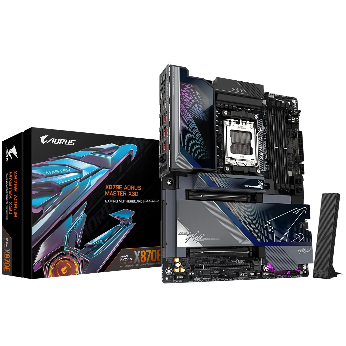 Купить Материнская плата GIGABYTE X870E AORUS MASTER X3D - фото 1