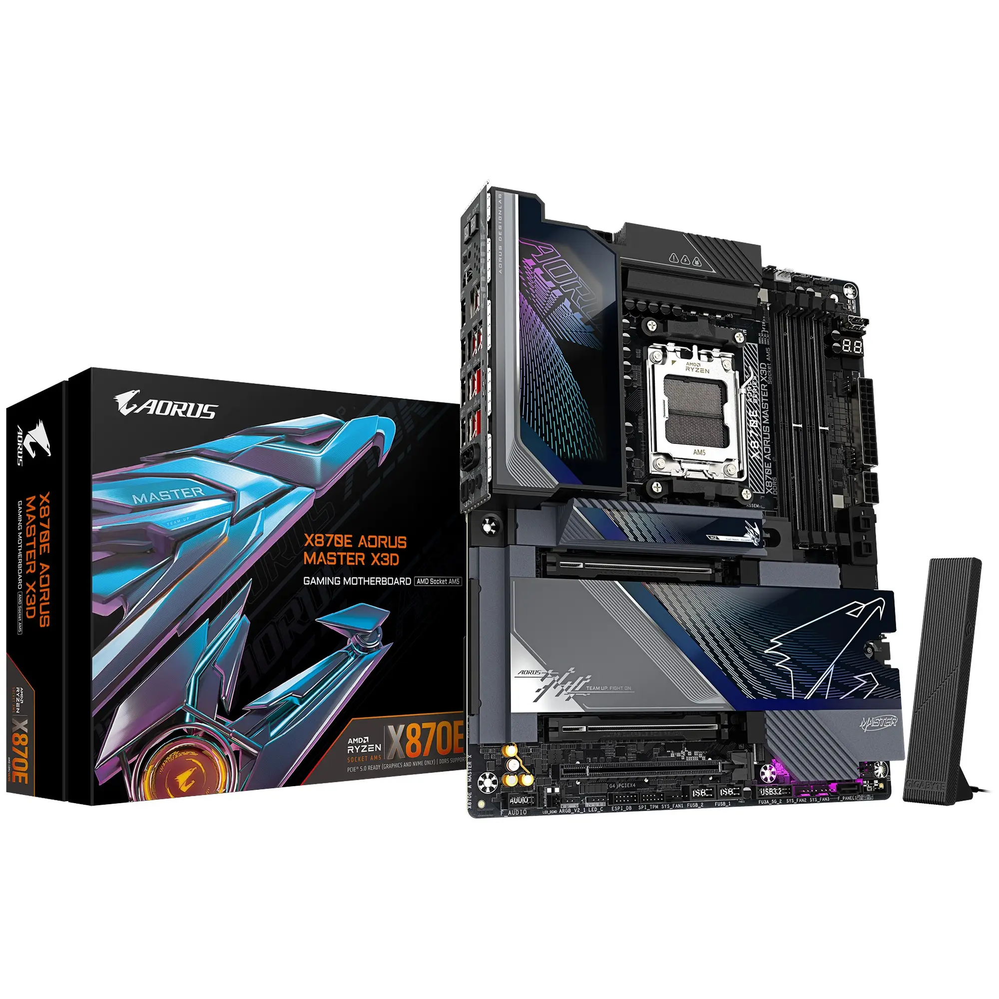 Купить Материнская плата GIGABYTE X870E AORUS MASTER X3D - фото 1