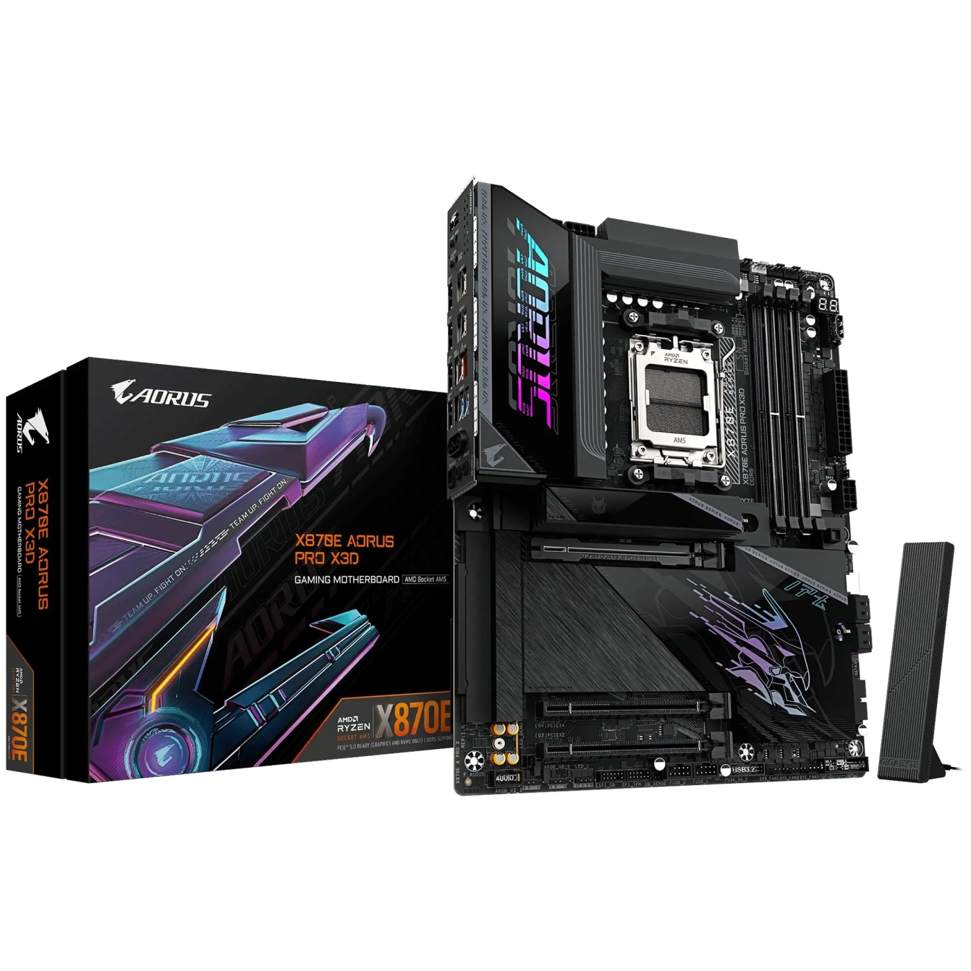 Купить Материнская плата GIGABYTE X870E AORUS PRO X3D - фото 1