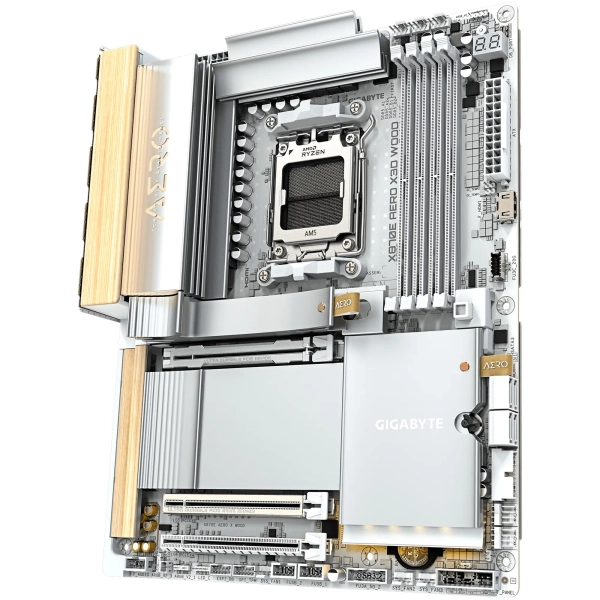 Купить Материнская плата GIGABYTE X870E AERO X3D WOOD - фото 4