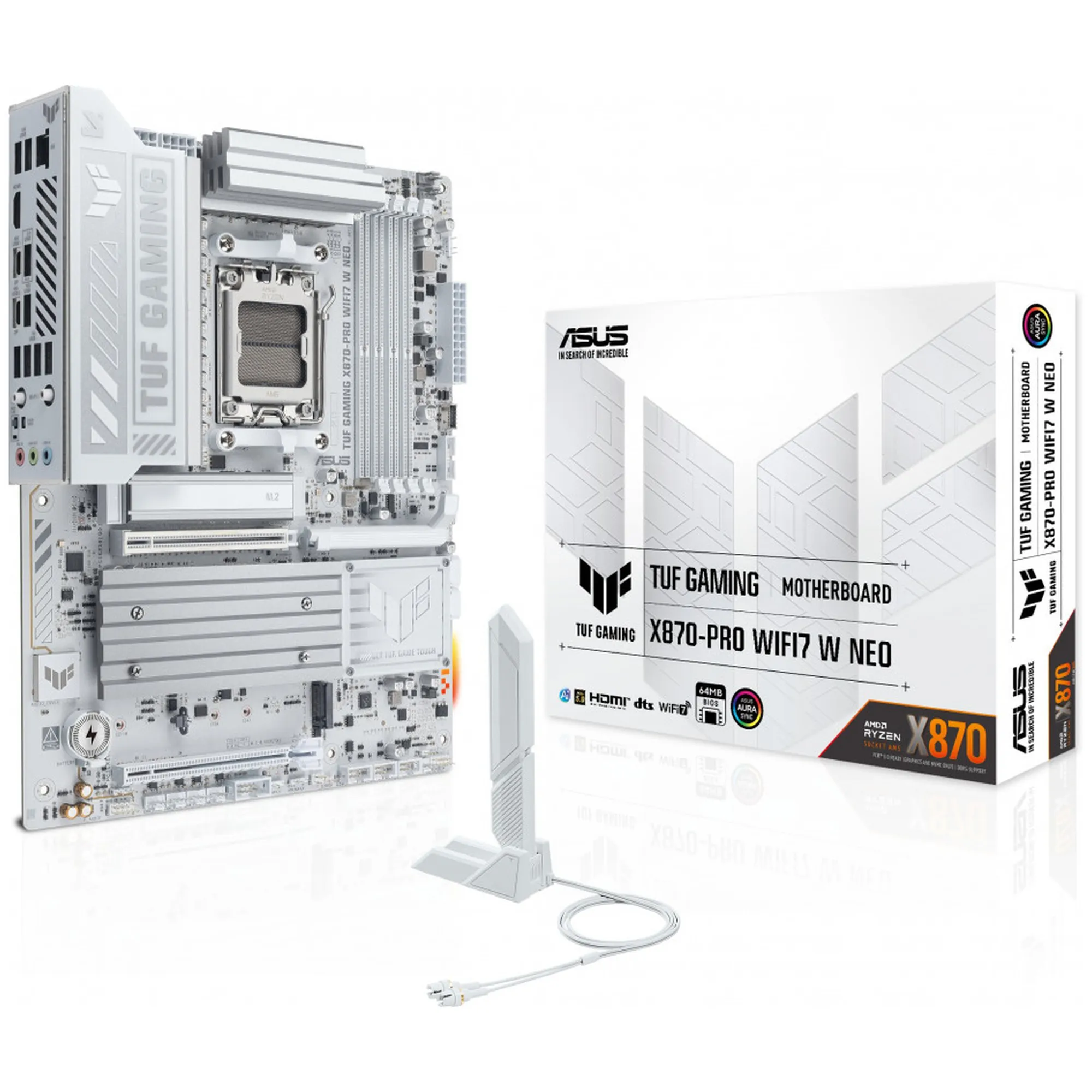 Купить Материнская плата Asus TUF GAMING X870-PRO WIFI7 W NEO - фото 1