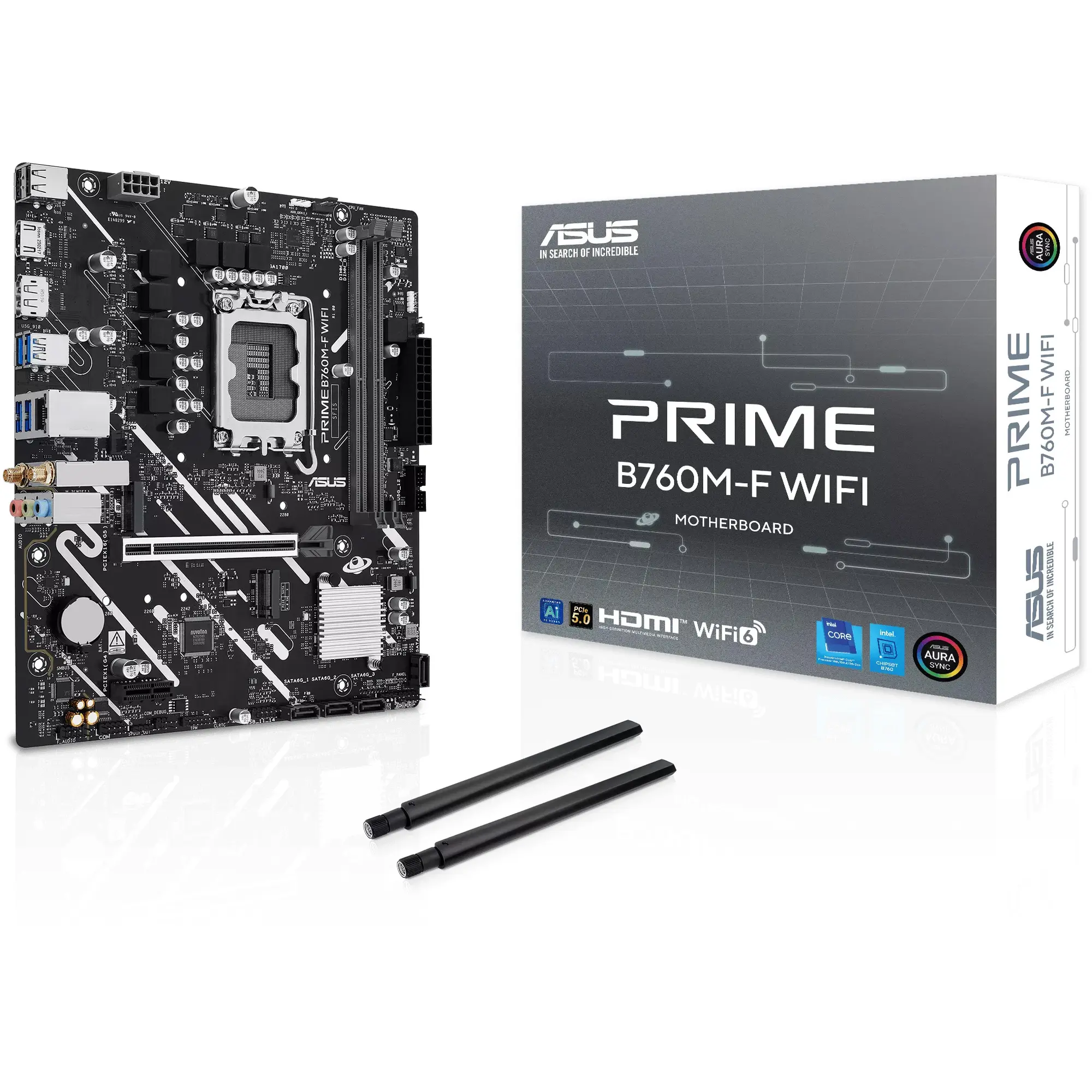 Купити Материнська плата ASUS PRIME B760M-F WIFI - фото 1