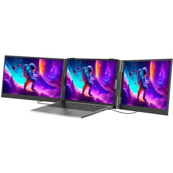 Купить Монитор портативный 15.3" Blackview DCM8 Dual Grey (BVSCEDCM8GR) - фото 1