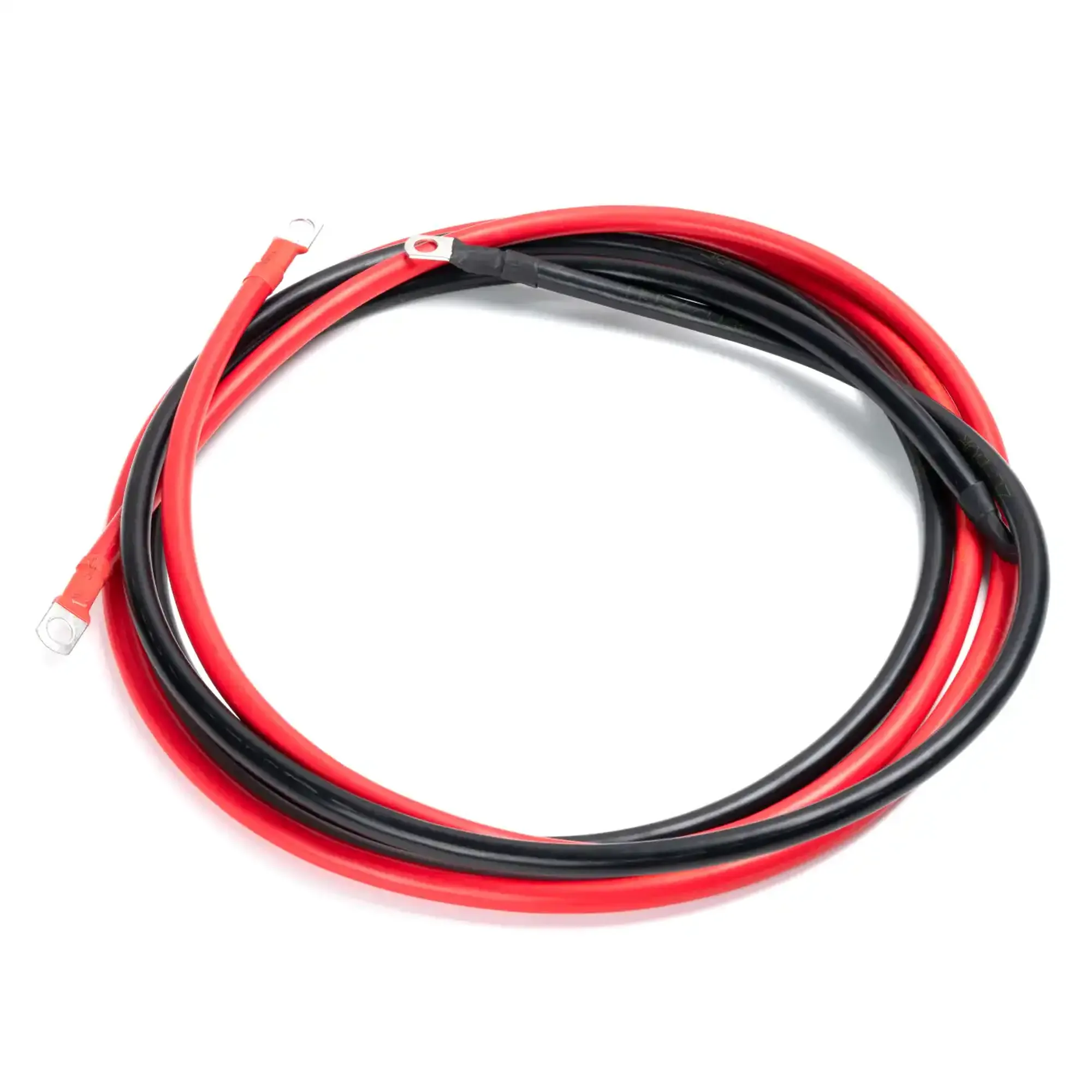 Купить Комплект кабелей для подключения к инвертору 25мм2 красный и черный 2м (2mBlack_Red25mm2) - фото 1