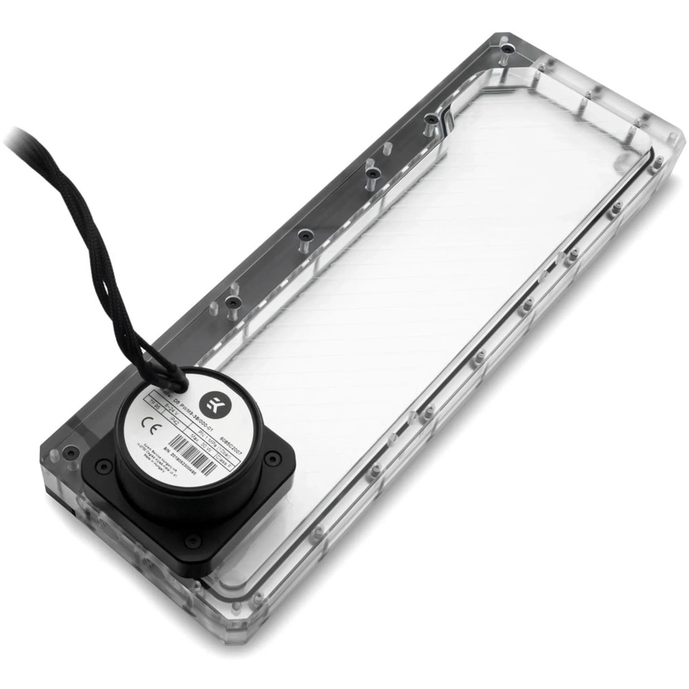 Купить Помпа с резервуаром EKWB EK-Quantum Kinetic FLT 360 D5 PWM D-RGB - Plexi (3831109819807) - фото 1