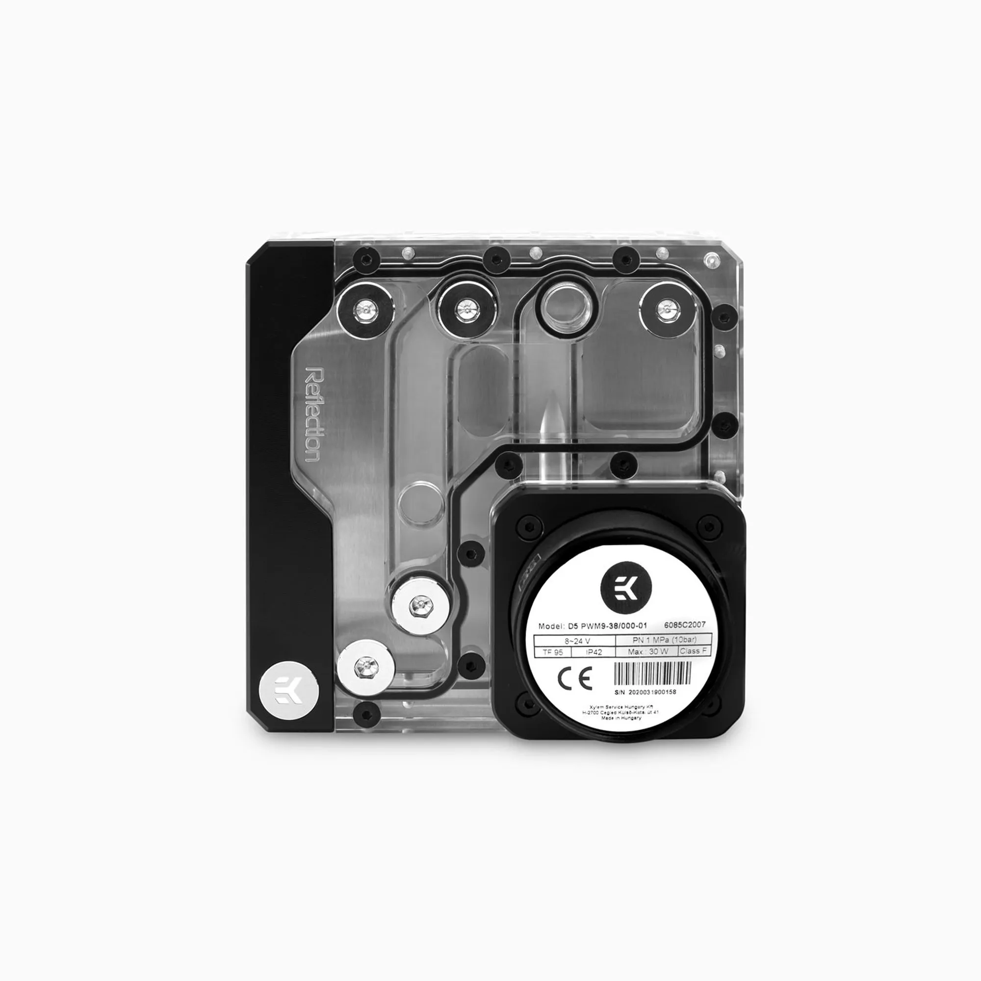 Купить Помпа с резервуаром EKWB EK-Quantum Reflection Uni 140 D5 PWM D-RGB - Plexi (3831109827406) - фото 2