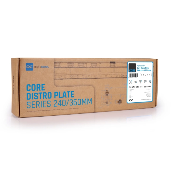 Купить Помпа с резервуаром Alphacool Core Distro Plate 240 Left with VPP Apex pump (15477) - фото 3