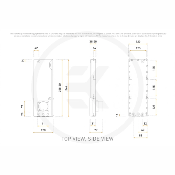 Купить Помпа с резервуаром EKWB EK-Quantum Kinetic³ FLT 360 D5 PWM D-RGB - Plexi (3831109880739) - фото 6