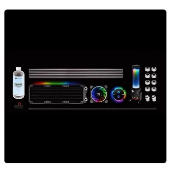 Купить Набор для сборки жидкостного охлаждения Thermaltake Pacific M240 D5 Hard Tube Water Cooling Kit (CL-W216-CU00SW-A) - фото 1