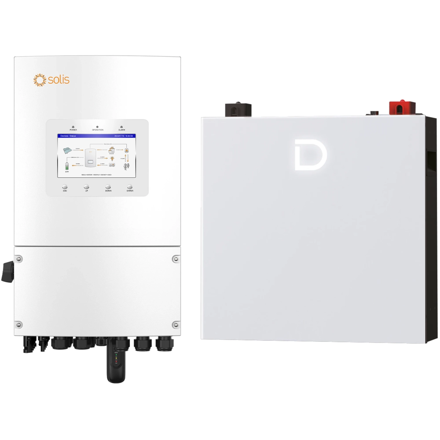 Купить Система хранения энергии Solis SV-1SL6K1-LDY5.1K2 6kW 5.1kWh 1BAT LiFePO4 6000 циклов (SV-1SL6K1-LDY5.1K2) - фото 1