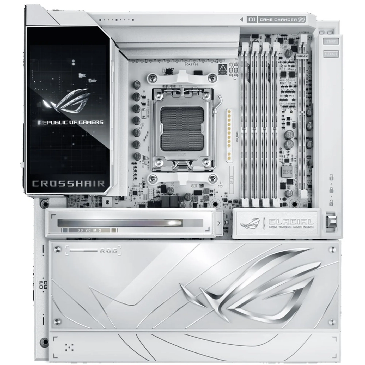 Купить Материнская плата ASUS ROG CROSSHAIR X870E GLACIAL - фото 1