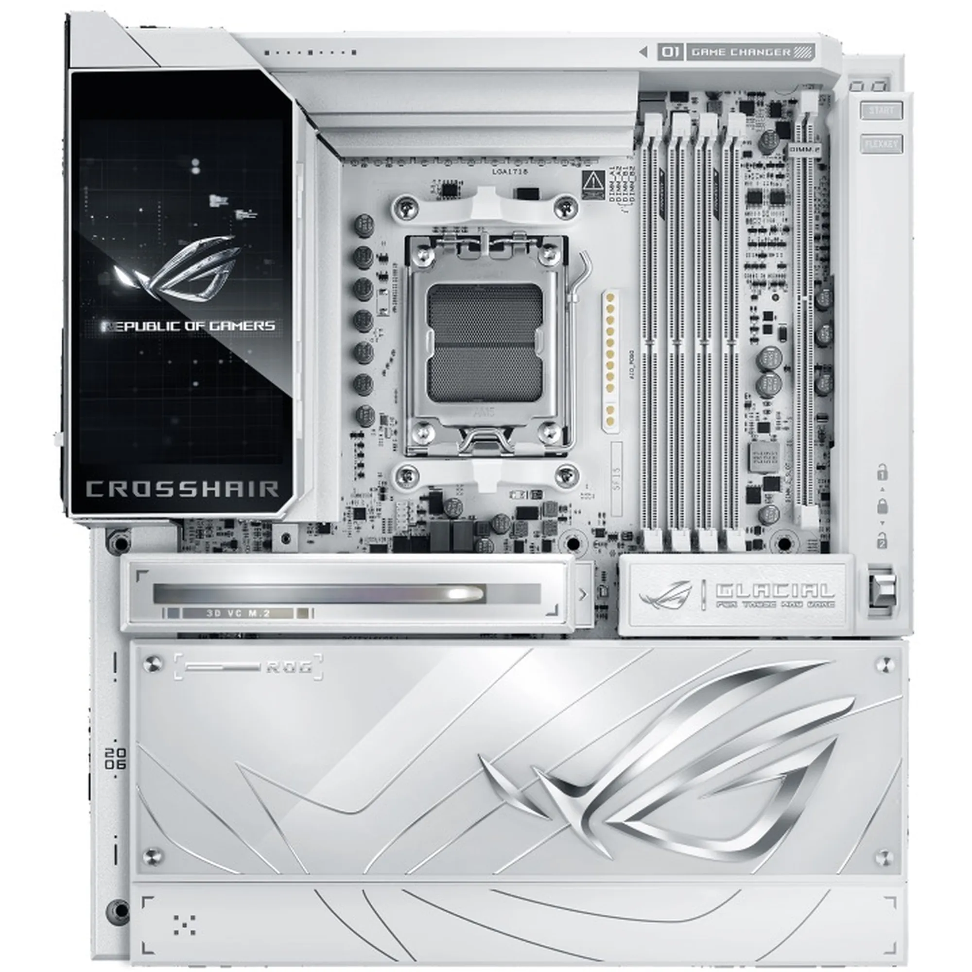 Купить Материнская плата ASUS ROG CROSSHAIR X870E GLACIAL - фото 1