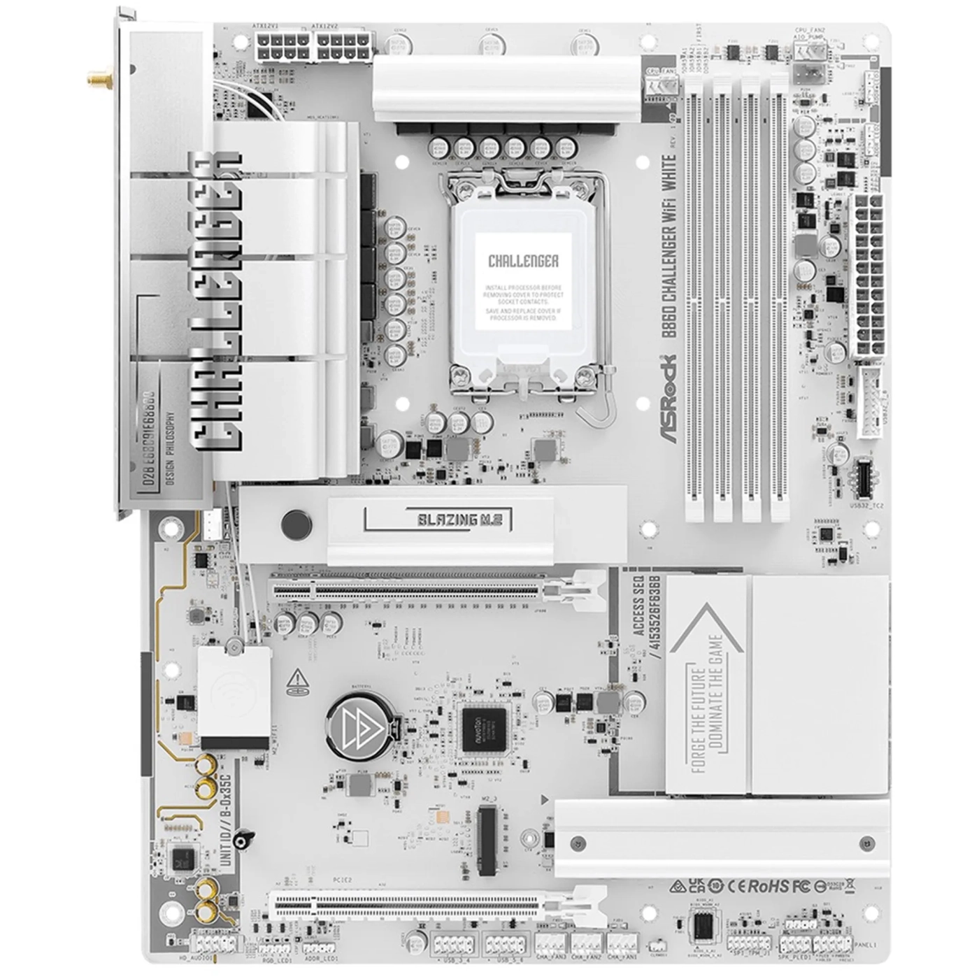 Купити Материнська плата ASRock B860 CHALLENGER WIFI WHITE - фото 2