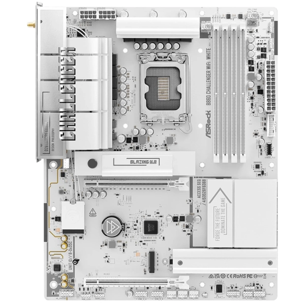 Купити Материнська плата ASRock B860 CHALLENGER WIFI WHITE - фото 3